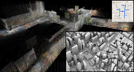 We digitise the environment in 3D.